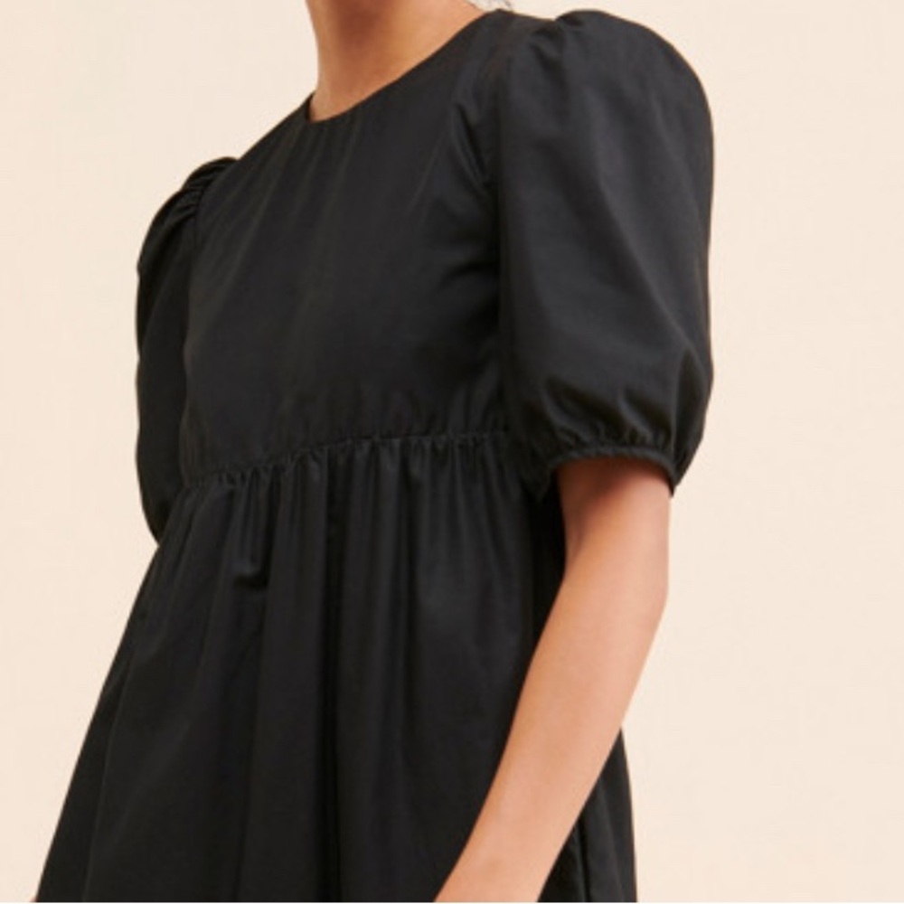 Women's Casual Summer Puff Sleeve High Waist Ruffle Tiered Midi Dress‎ Small